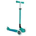 SCOOTER GLOBBER ELITE EMERALD GREEN LIGHTS FOLDING
