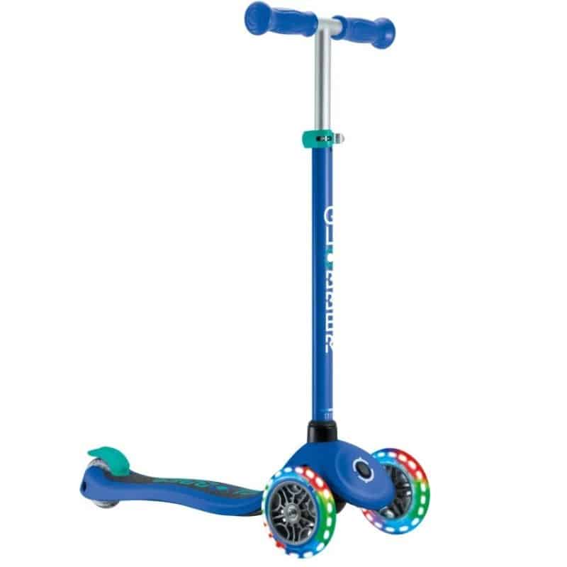 SCOOTER GLOBBER PRIMO LIGHTS BLUE