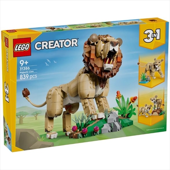 LEGO 31386 WILD ANIMALS: MAJESTIC LION