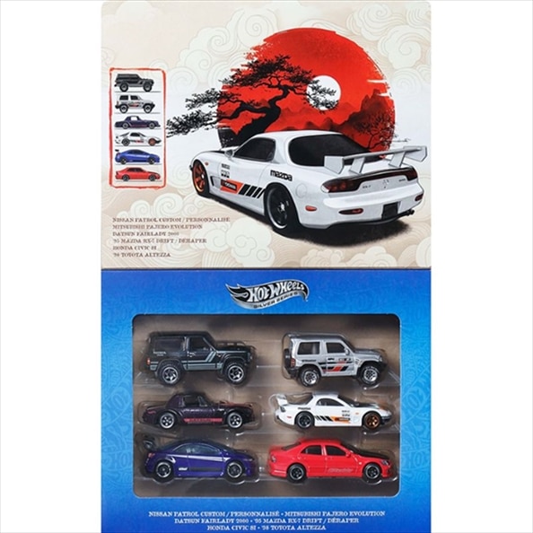 HOT WHEELS  SILVER SERIES 6-PACK JAPAN