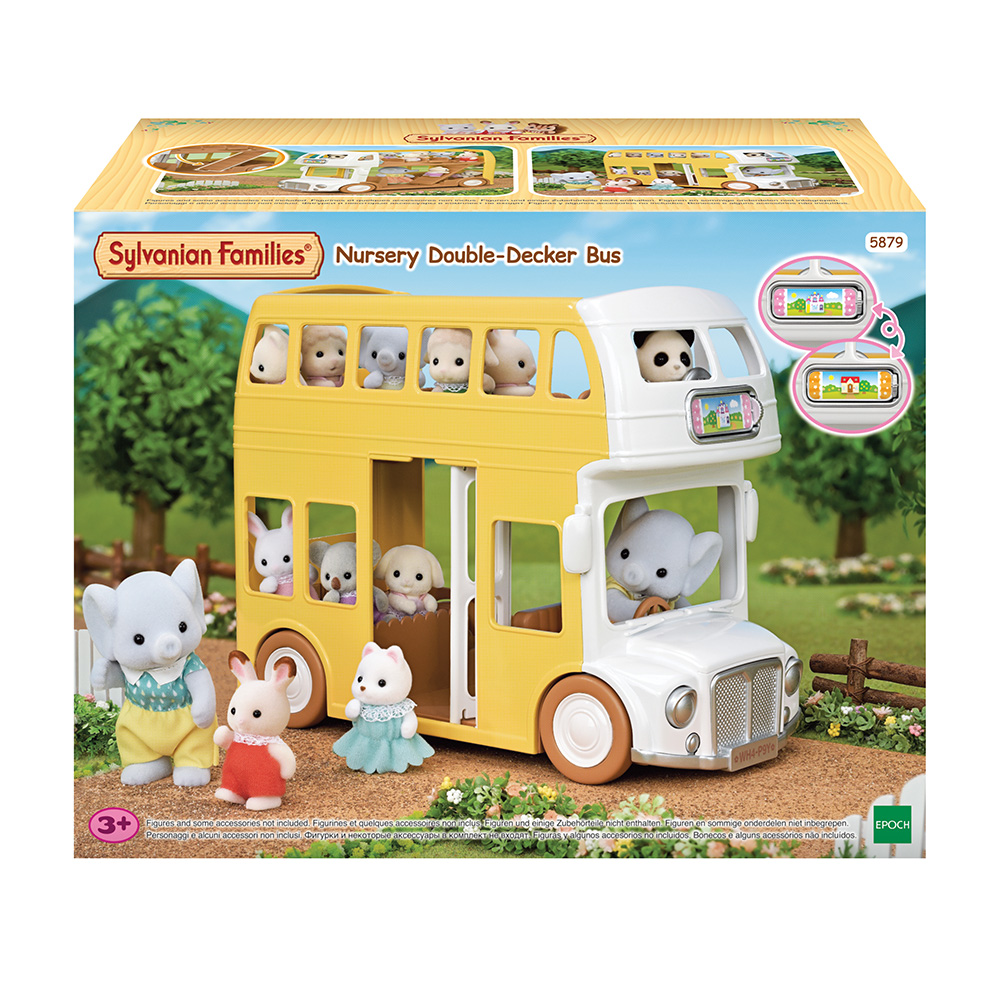 SYLVANIAN FAMILIES NURSERY DOUBLE DECKER BUS