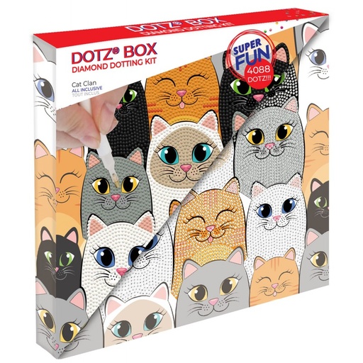 DIAMOND DOTZ BOX DBX.020 CAT CLAN
