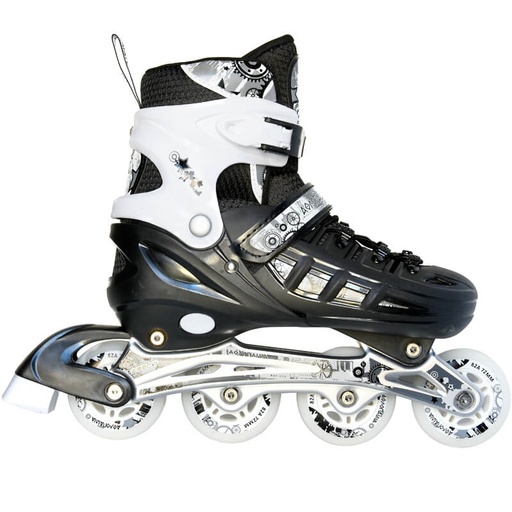 [ATH002.10305/M/39] IN LINE SKATES KIDS 10305/35 39/42 BLACK 