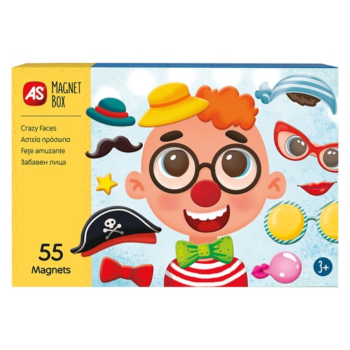 [AS1029-64042] MAGNET BOX CRAZY FACES