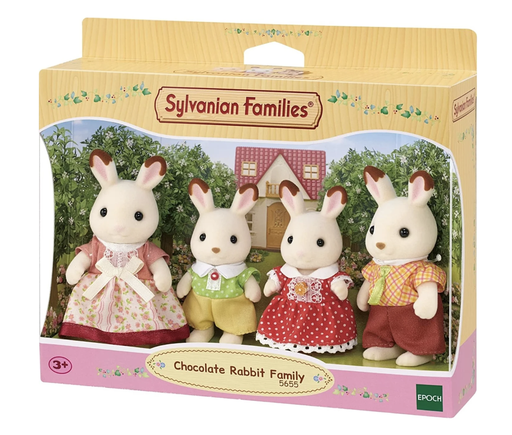 [EP5655] SYLVANIAN FAMILIES CHOCOLATE RABBIT FAMILY