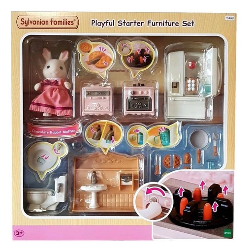 [EP5449] SYLVANIAN FAMILIES PLAYFUL STARTER FURNITURE SET 5449