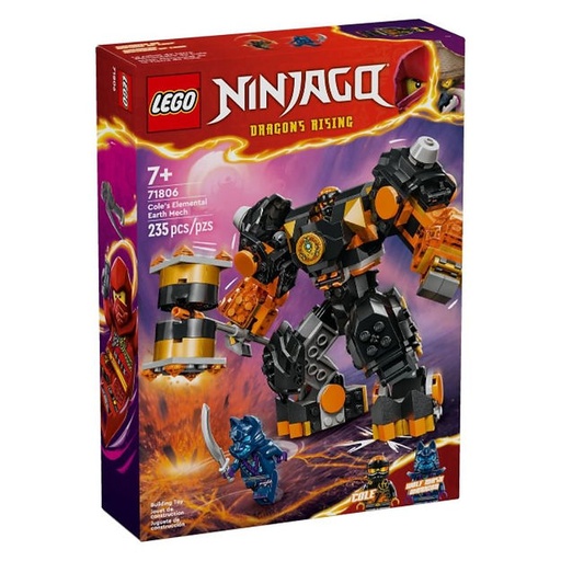 [LG71806] LEGO 71806 COLE'S ELEMENTAL EARTH MECH