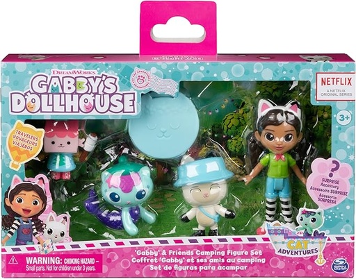 [EDM6067225] GABBY'S DOLLHOUSE CAMPING FIGURE SET