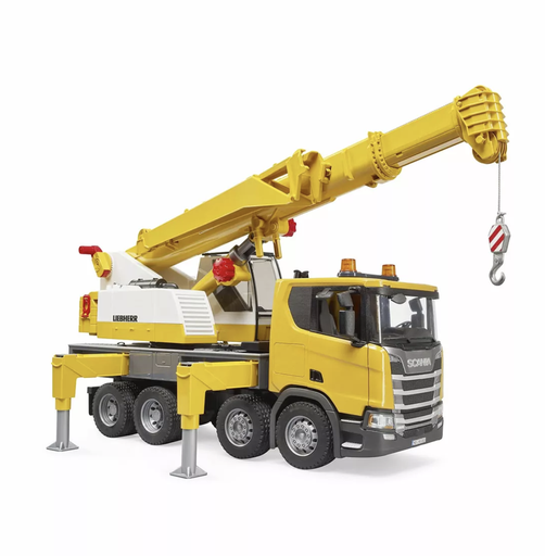 [BR3571] BRUDER SCANIA SUPER 560R LIEBHERR CRANE TRUCK