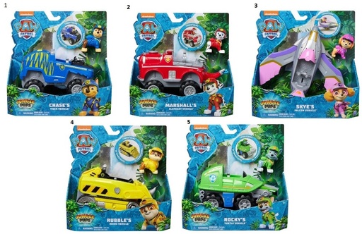 [EDM6067778] PAW PATROL JUNGLE PUPS WITH CAR ASST
