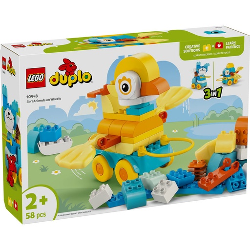 [LG10448] LEGO 10448 3IN1 ANIMALS ON WHEELS