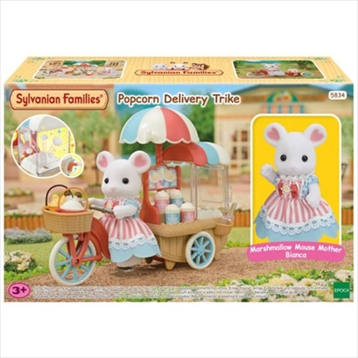 [EP5834] SYLVANIAN FAMILIES POPCORN DELIVERY TRIKE