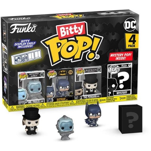 [EDM81129] BITTY POP 4PACK BATMAN