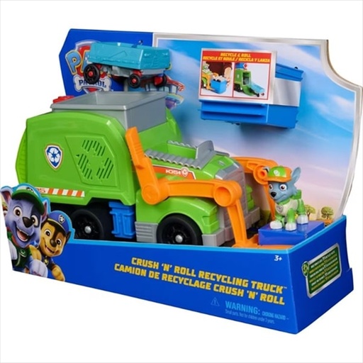 [EDM6071248] PAW PATROL ROCKY CRUSH N ROLL RECYCLING TRUCK