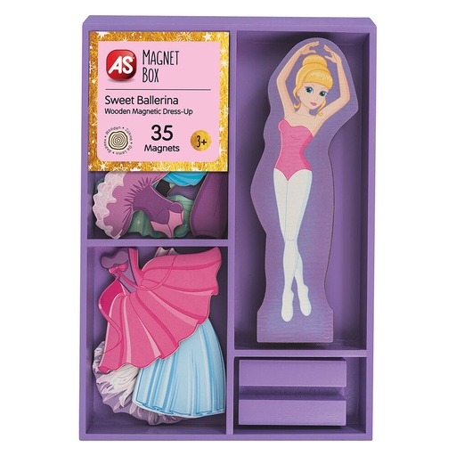[AS1029-64084] MAGNET BOX SWEET BALLERINA