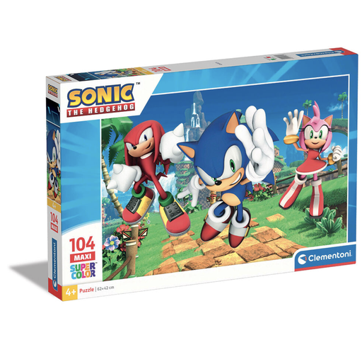 [AS1210-25764] CLEMENTONI PUZZLE 104PCS SONIC