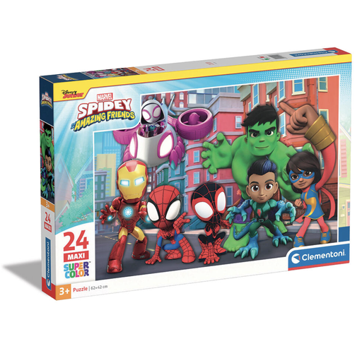 [AS1200-24249] CLEMENTONI PUZZLE 24 PCS MAXI SPIDEY
