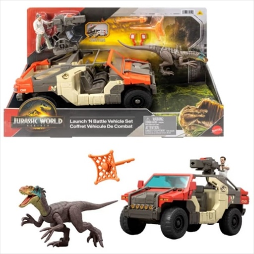 [MTJGB59] JURASSIC JGB59 LAUNCH 'N BATTLE VEHICLE SET