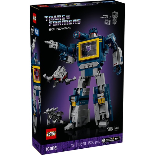 [LG10358] LEGO 10358 TRANSFORMERS: SOUNDWAVE