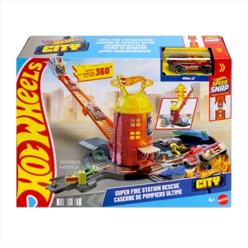 [MTJHL95] HOT WHEELS JHL95 SUPER FIRE STATION RESCUE