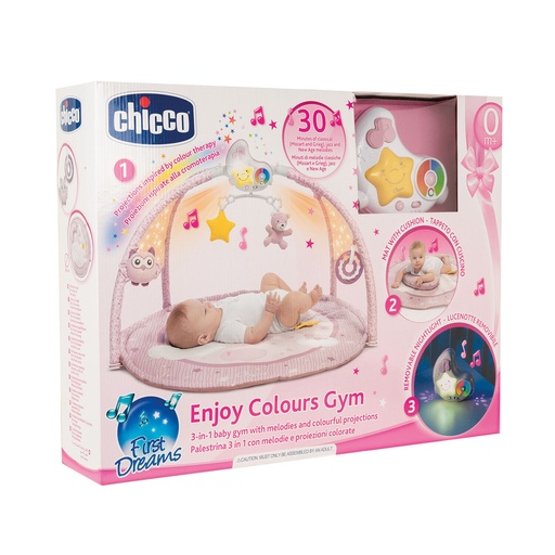 [ASY01-09866-10] CHICCO ENJOY COLOURS GYM PINK