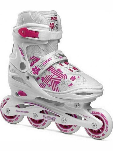 [ATH18.400809/wv/30] IN LINE SKATES JOKEY 30-33 WHITE/VIOLET