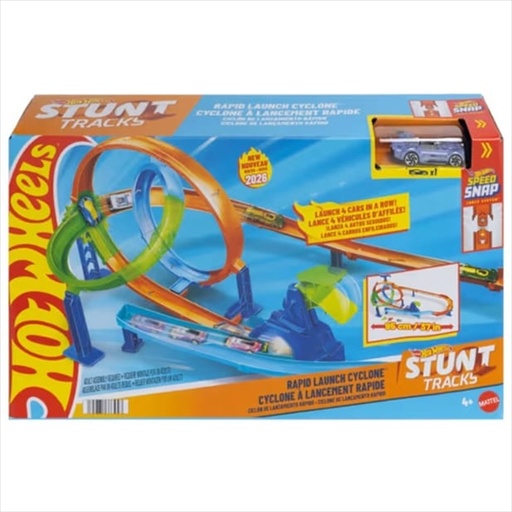 [MTJHK73] HOT WHEELS JHK73 STUNT TRACKS RAPID LAUNCH CYCLONE