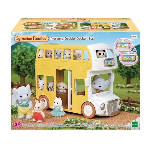 [EP5879] SYLVANIAN FAMILIES NURSERY DOUBLE DECKER BUS