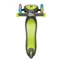 SCOOTER GLOBBER ELITE GREEN LIGHTS FOLDING 