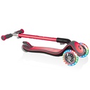 SCOOTER GLOBBER ELITE RED LIGHTS FOLDING 