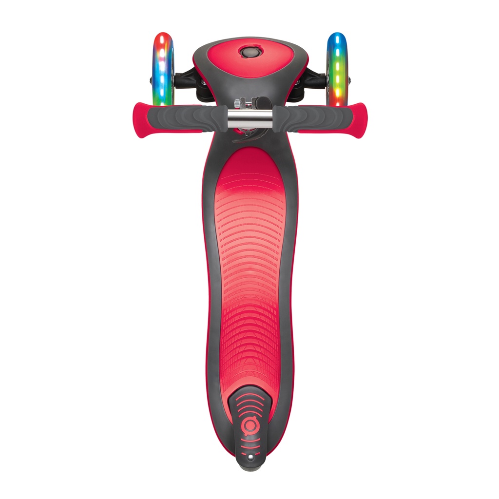 SCOOTER GLOBBER ELITE RED LIGHTS FOLDING 