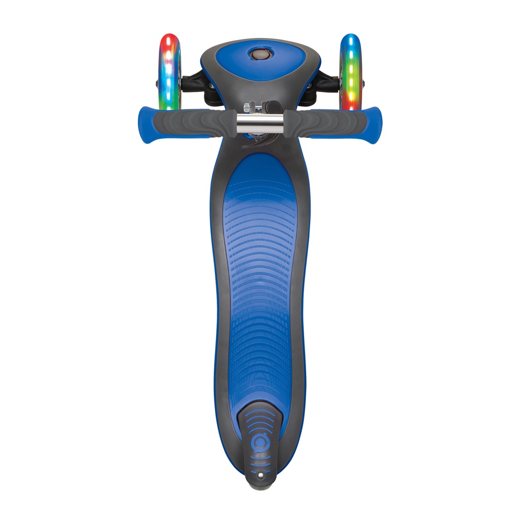 SCOOTER GLOBBER ELITE BLUE LIGHTS FOLDING 