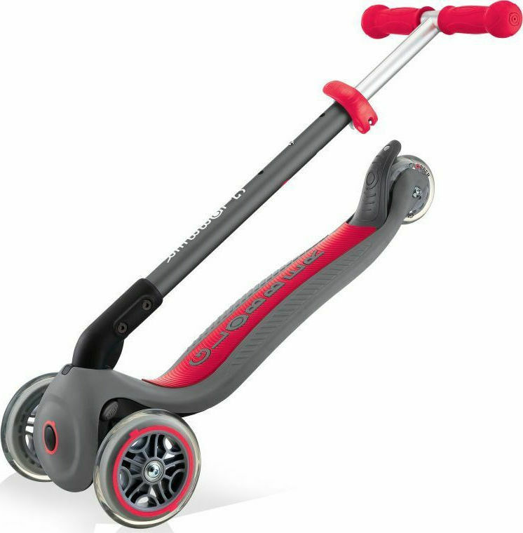 SCOOTER GLOBBER PRIMO FOLDABLE GREY RED 430-120-2