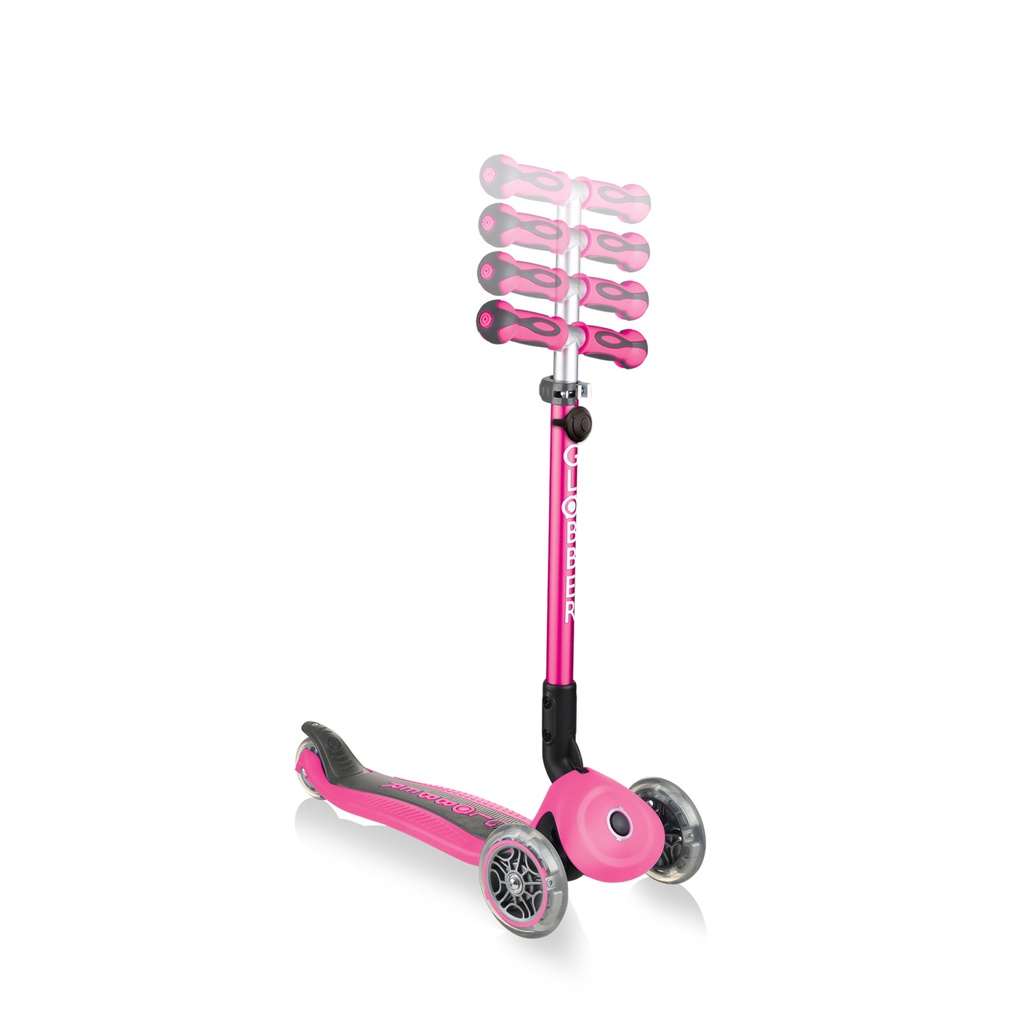 SCOOTER GLOBBER GO UP DELUXE DEEP PINK