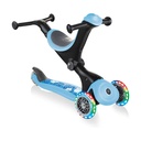 SCOOTER GLOBBER  GO UP DELUXE FANTASY LIGHTS BLUE