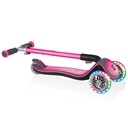 SCOOTER GLOBBER ELITE PINK LIGHTS FOLDING 