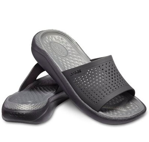 CROCS LITERIDE FLIP BLACK/SLATE GREY 205182-0DD