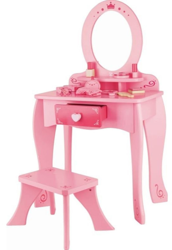 HAPE E8350 TICKLED PINK GIRL'S VANITY