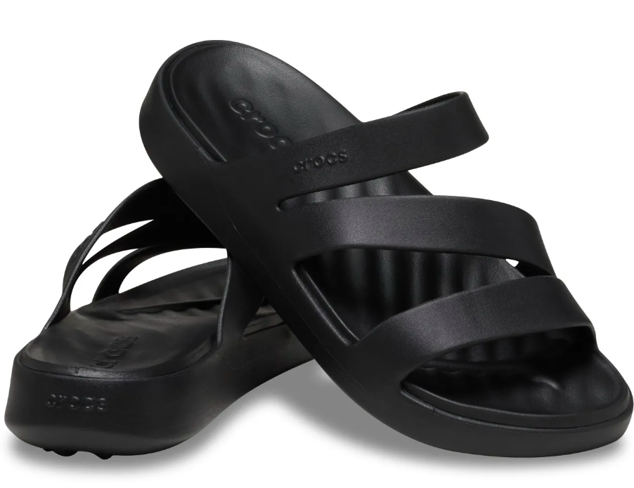 CROCS GETAWAY STRAPPY BLACK 209587-001