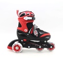 ROLLER SKATES 3 IN 1 RED 10320