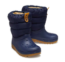 CROCS CLASSIC NEO PUFF BOOT K NAVY/GUM 207684-4PQ