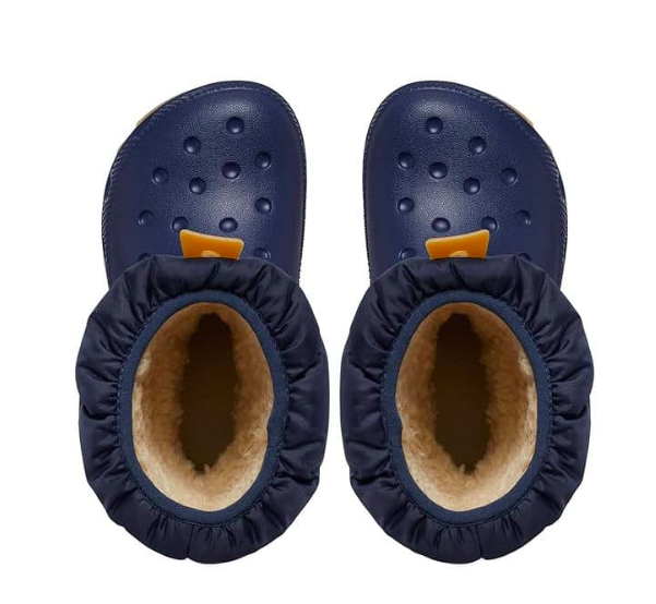 CROCS CLASSIC NEO PUFF BOOT K NAVY/GUM 207684-4PQ