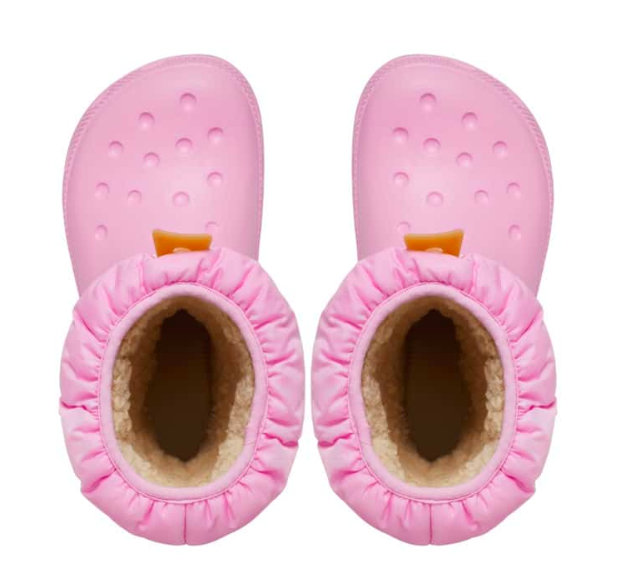 CROCS CLASSIC NEO PUFF BOOT K PINK/GUM 207684-6XQ