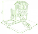 HOUSE ON STILTS SQUARE 810801 PLAYHOUSE