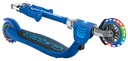SCOOTER GLOBBER FLOW FOLDABLE JUNIOR LIGHTS BLUE