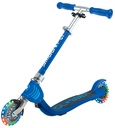 SCOOTER GLOBBER FLOW FOLDABLE JUNIOR LIGHTS BLUE