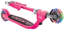 SCOOTER GLOBBER FLOW FOLDABLE JUNIOR LIGHTS PINK