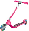 SCOOTER GLOBBER FLOW FOLDABLE JUNIOR LIGHTS PINK