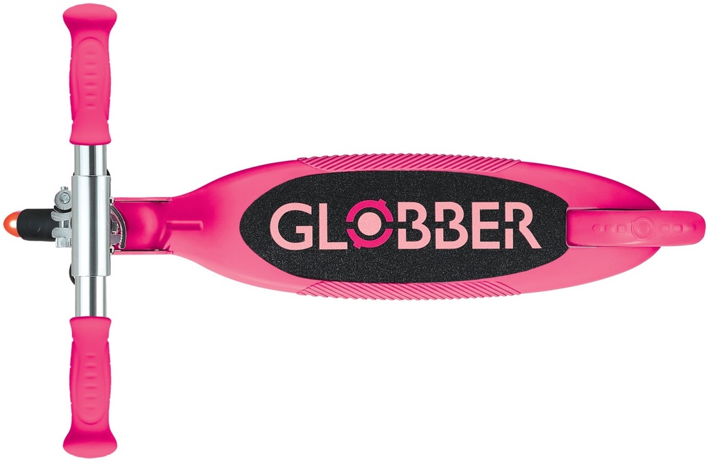 SCOOTER GLOBBER FLOW FOLDABLE JUNIOR LIGHTS PINK
