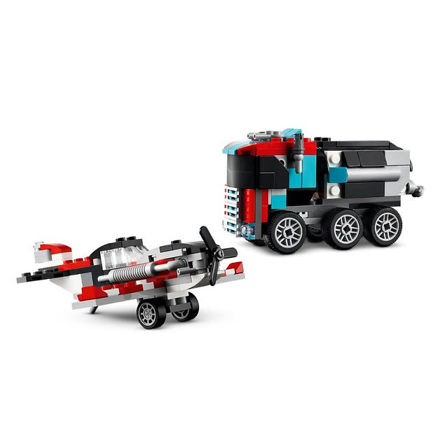 LEGO 31146 FLATBED TRUCK WITH HELICOPTER